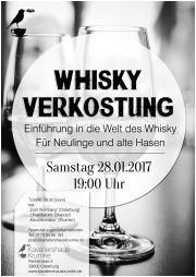 Tickets für Whisky #3 am 28.01.2017 - Karten kaufen